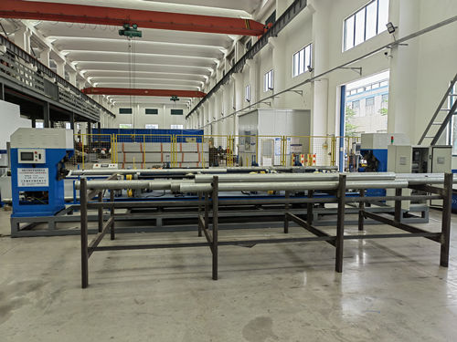 鋼管壓槽生產線